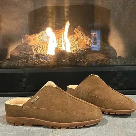 M9 W11 BearPaw Sheepskin Insole Tan Loafers & Slip-Ons - Picture 2 of 11